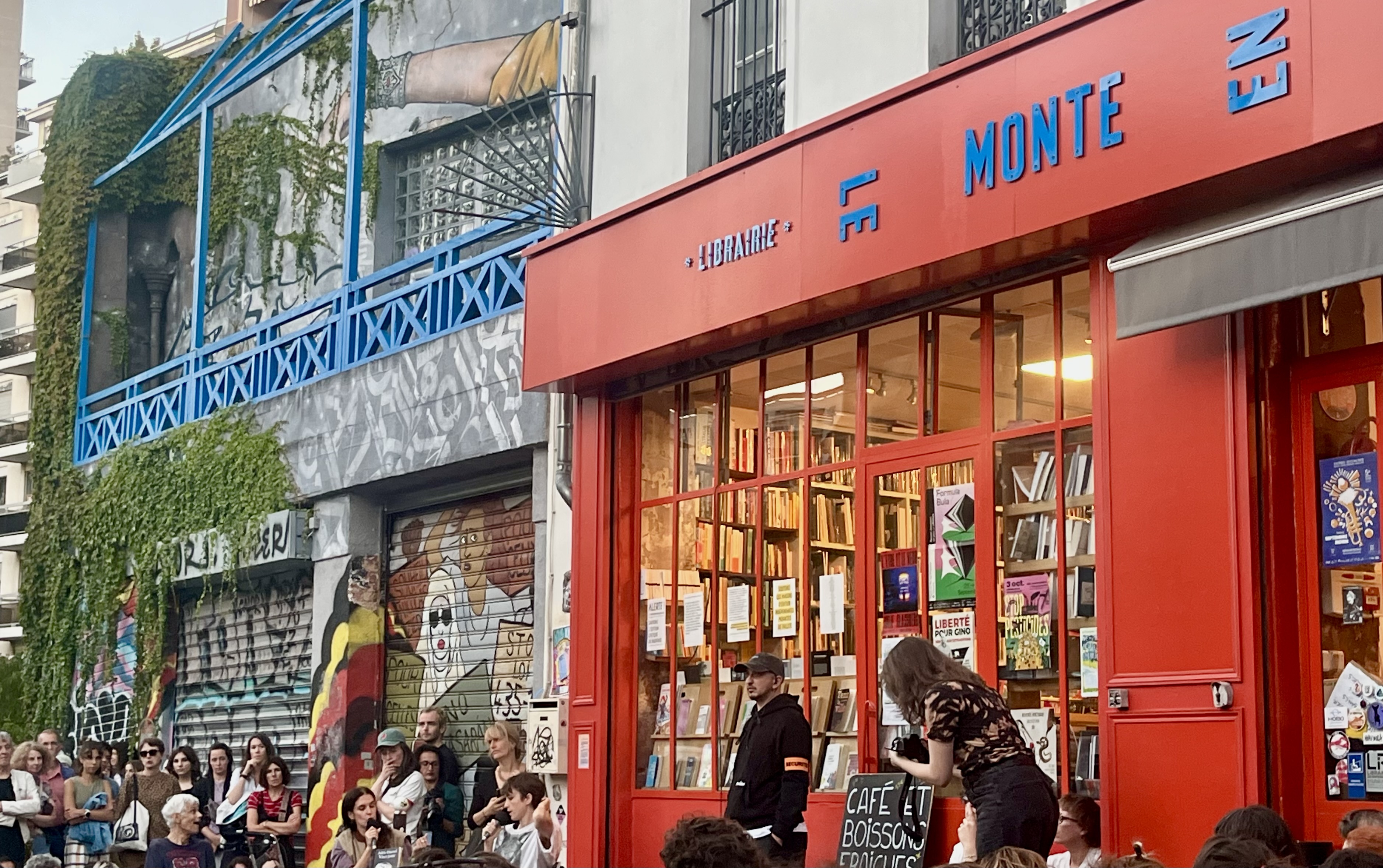 Adèle Haenel Viser juste Librairie le Monte-en-l'air